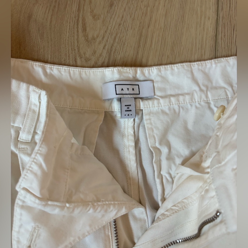 AYR The Barcelona Shorts in Basmati Size 4 - Picture 4 of 4